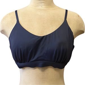 Athleta Bikini Top Swimsuit Swim Navy Underwire 38B/C 38B 38C XL